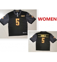 Women's Washington Commanders #5 Jayden Daniels Nike Black Alternate Vapor Untouchable Limited Jersey