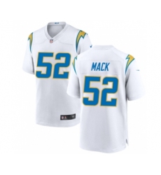 Men's Nike Los Angeles Chargers #52 Khalil Mack White 2022 Limited Jersey
