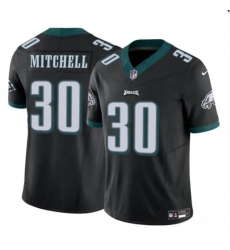 Men's Philadelphia Eagles #30 Quinyon Mitchell Black 2024 Draft F.U.S.E Vapor Untouchable Limited Football Stitched Jersey