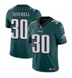 Men's Philadelphia Eagles #30 Quinyon Mitchell Green 2024 Draft Vapor Untouchable Limited Football Stitched Jersey