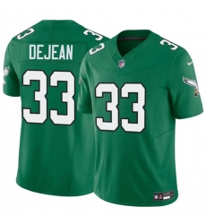 Men's Philadelphia Eagles #33 Cooper DeJean Green 2024 Draft F.U.S.E. Vapor Untouchable Throwback Limited Football Stitched Jersey