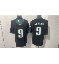 Men's Philadelphia Eagles #9 Makai Lemon Black 2026 F.U.S.E. Draft Vapor Untouchable Limited Football Stitched Jersey
