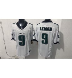 Men's Philadelphia Eagles #9 Makai Lemon White 2026 F.U.S.E. Draft Vapor Untouchable Limited Football Stitched Jersey