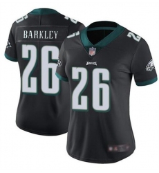 Women's Philadelphia Eagles #26 Saquon Barkley Black Vapor Untouchable Limited Football Jersey(Run Small)