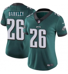 Women's Philadelphia Eagles #26 Saquon Barkley Green Vapor Untouchable Limited Stitched Football Jersey(Run Small)