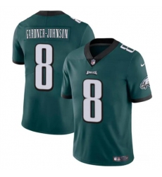 Youth Philadelphia Eagles #8 Chauncey Gardner-Johnson Green Vapor Untouchable Limited Football Stitched Jersey