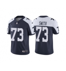 Men's Dallas Cowboys #73 Tyler Smith Navy Thanksgiving Vapor Limited Stitched Jersey