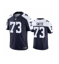 Men's Nike Dallas Cowboys #73 Tyler Smith Navy 2023 F.U.S.E. Vapor Limited Stitched Football Jersey