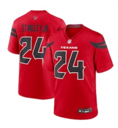 Men's Houston Texans #24 Derek Stingley Jr. Nike Red Alternate Game Jersey