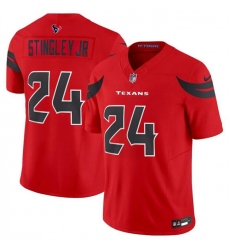 Youth Houston Texans #24 Derek Stingley Jr. Red 2024 Alternate F.U.S.E Vapor Football Stitched Jersey