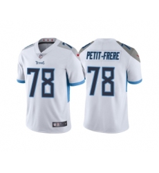 Men's Tennessee Titans #78 Nicholas Petit-Frere White Vapor Untouchable Stitched Jersey
