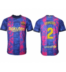 Men 2021-2022 Club Barcelona blue training suit aaa version 2 Soccer Jersey