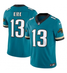 Men's Jacksonville Jaguars #13 Christian Kirk Teal 2024 F.U.S.E. Prowler Throwback Vapor Limited Football Stitched Jersey