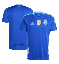 Men's Argentina Blue Blank Away Soccer Jersey