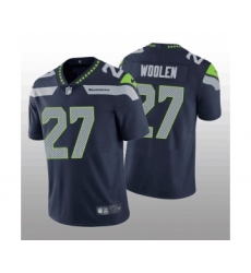 Men's Seattle Seahawks #27 Tariq Woolen Navy Vapor Untouchable Stitched Football Jersey