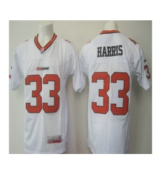 CFL BC Lions #33 Andrew Harris White Jersey