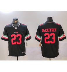 Men's San Francisco 49ers #23 Christian McCaffrey Black F.U.S.E. Mexico Vapor Limited Stitched Football Jersey