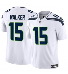 Men's Seattle Seahawks #15 P.J. Walker White 2024 F.U.S.E Vapor Limited Football Stitched Jersey