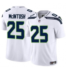 Men's Seattle Seahawks #25 Kenny McIntosh White 2024 F.U.S.E Vapor Limited Football Stitched Jersey