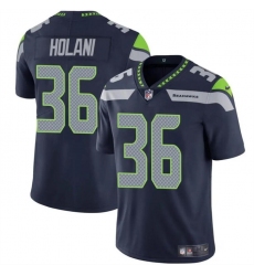 Men's Seattle Seahawks #36 George Holani Navy 2024 Vapor Limited Football Stitched Jersey