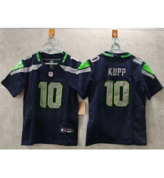 Women's Seattle Seahawks #10 Cooper Kupp Navy 2025 Vapor Limited Stitched Football Jersey(Run Small)