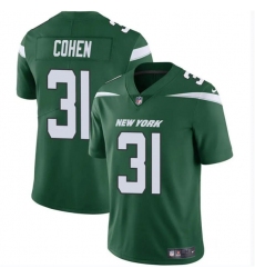 Men's New York Jets #31 Tarik Cohen Green Vapor Untouchable Limited Football Stitched Jersey