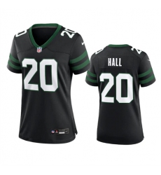 Women's New York Jets #20 Breece Hall Black 2024 Football Stitched Jersey(Run Small)