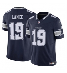 Men's Dallas Cowboys #19 Trey Lance Navy 2023 F.U.S.E Vapor Untouchable Limited Football Stitched Jersey