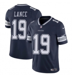 Men's Dallas Cowboys #19 Trey Lance Navy Vapor Untouchable Limited Football Stitched Jersey