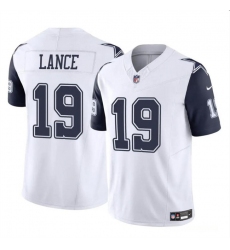 Men's Dallas Cowboys #19 Trey Lance White 2023 F.U.S.E Rush Limited Football Stitched Jersey