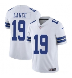 Men's Dallas Cowboys #19 Trey Lance White Vapor Untouchable Limited Football Stitched Jersey