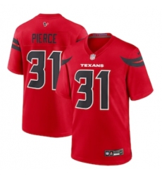 Men's Houston Texans #31 Dameon Pierce Nike Red Alternate Game Jersey