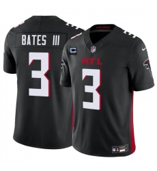 Men's Atlanta Falcons #3 Jessie Bates III Black 2024 F.U.S.E With 3-Star C Vapor Untouchable Limited Stitched Football Jersey