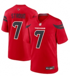 Men's Houston Texans #7 C.J. Stroud Nike Red Game Jersey