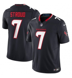 Youth Houston Texans #7 C.J. Stroud Navy 2024 Vapor F.U.S.E. Limited Football Stitched Jersey