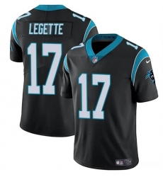 Youth Carolina Panthers #17 Xavier Legette Black 2024 Draft Vapor Limited Football Stitched Jersey