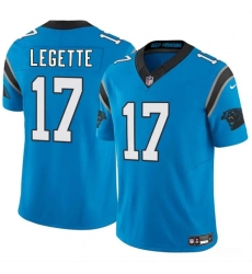 Youth Carolina Panthers #17 Xavier Legette Blue 2024 Draft F.U.S.E. Vapor Limited Football Stitched Jersey