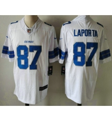 Men's Detroit Lions #87 Sam Laporta Limited White 2024 Vapor Stitched Jersey