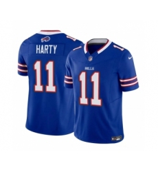 Men's Nike Buffalo Bills #11 Deonte Harty Blue 2023 F.U.S.E. Vapor Untouchable Limited Football Stitched Jersey