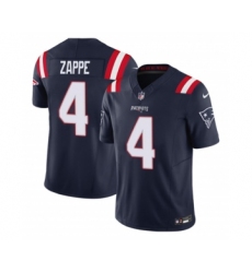 Men's Nike New England Patriots #4 Bailey Zappe Navy 2023 F.U.S.E. Vapor Limited Football Stitched Jersey