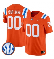 Men's Florida Gators ACTIVE PLAYER Custom Orange F.U.S.E. 1960s Throwback Vaport Limited Stitched Jersey