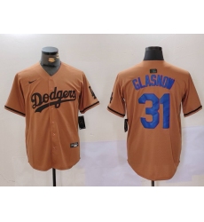 Men's Los Angeles Dodgers #31 Tyler Glasnow Olive Cool Base Limited Stitched Jersey