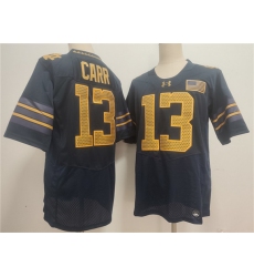 Men's Notre Dame Fighting Irish #13 CJ Carr Navy 2026 Shamrock Series Stitched Jersey