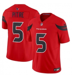 Youth Houston Texans #5 Jalen Pitre Red 2024 Alternate F.U.S.E Vapor Football Stitched Jersey