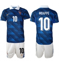 Men's France #10 MBAPPE National Team FIFA x World Cup 2026 Home On Field Jersey