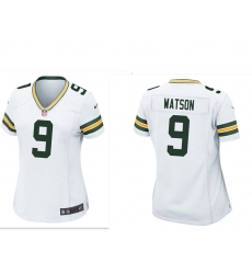 Women's Green Bay Packers #9 Christian Watson White Vapor Untouchable Limited Stitched Football Jersey