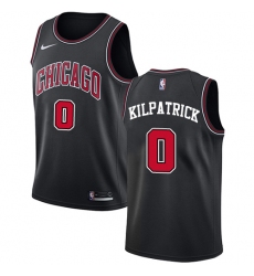 Men's Nike Chicago Bulls #0 Sean Kilpatrick Authentic Black NBA Jersey Statement Edition