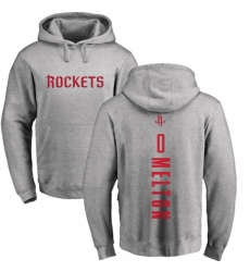 NBA Nike Houston Rockets #0 De'Anthony Melton Ash Backer Pullover Hoodie
