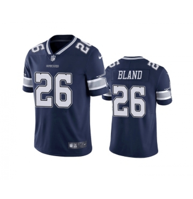 Men's Nike Dallas Cowboys #26 DaRon Bland Navy Vapor Untouchable Limited Stitched Football Game Jersey
