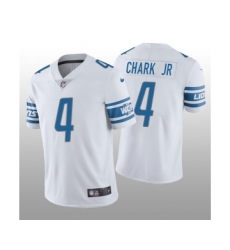 Men's Detroit Lions #4 DJ Chark Jr. White Vapor Untouchable Limited Stitched Jersey